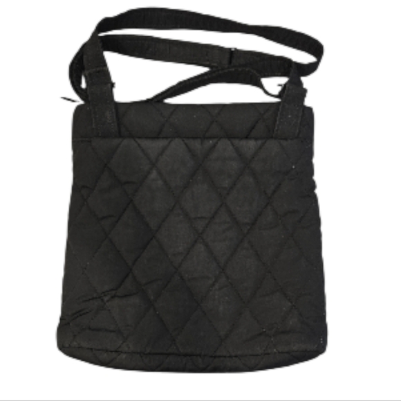 VERA BRADLEY ULTRALIGHT QUILTED HIPSTER CROSSBODY BAG IN BLACK. - Picture 2 of 13